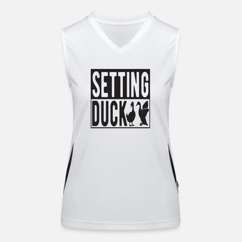Setting Duck Funktionelles Kontrast-Tank Top für Frauen