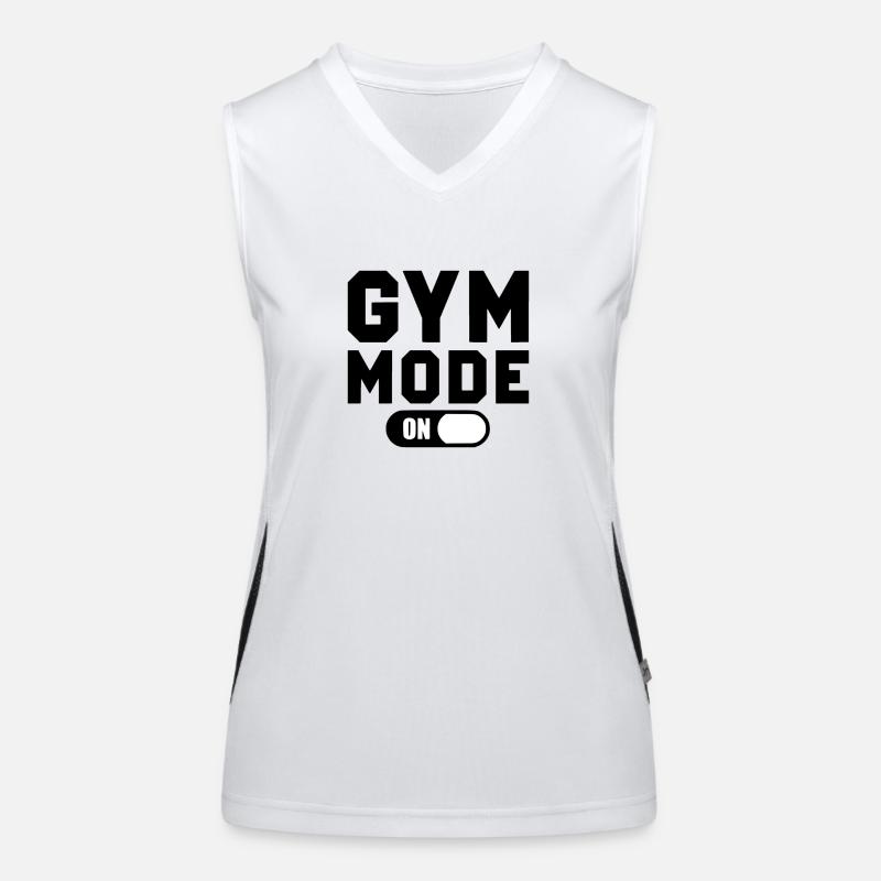 Mode Gym activé Débardeur respirant contrasté Femme