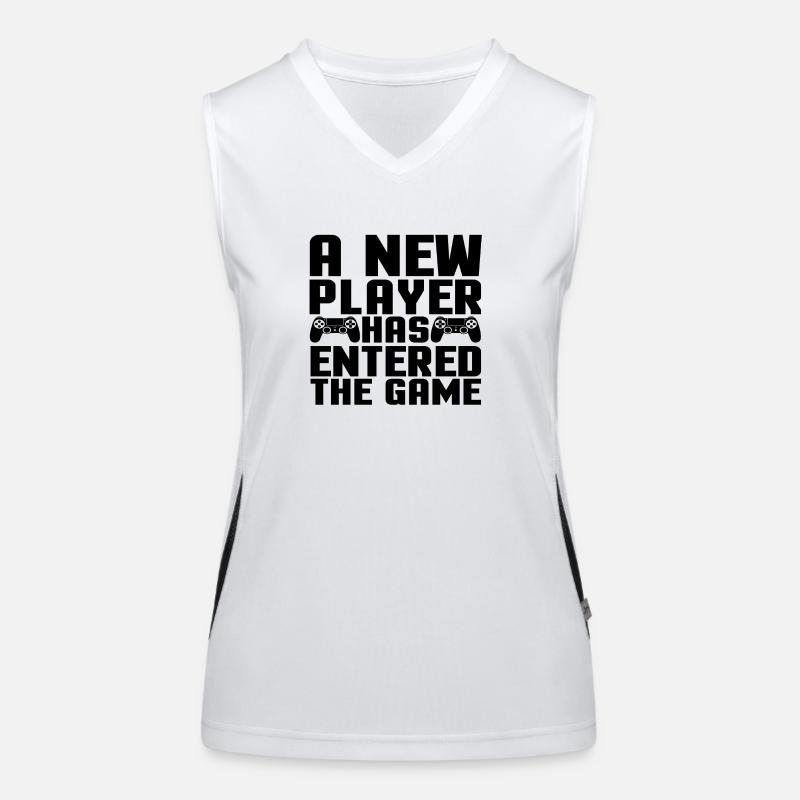 A new Player has entered the Game Funktionelles Kontrast-Tank Top für Frauen