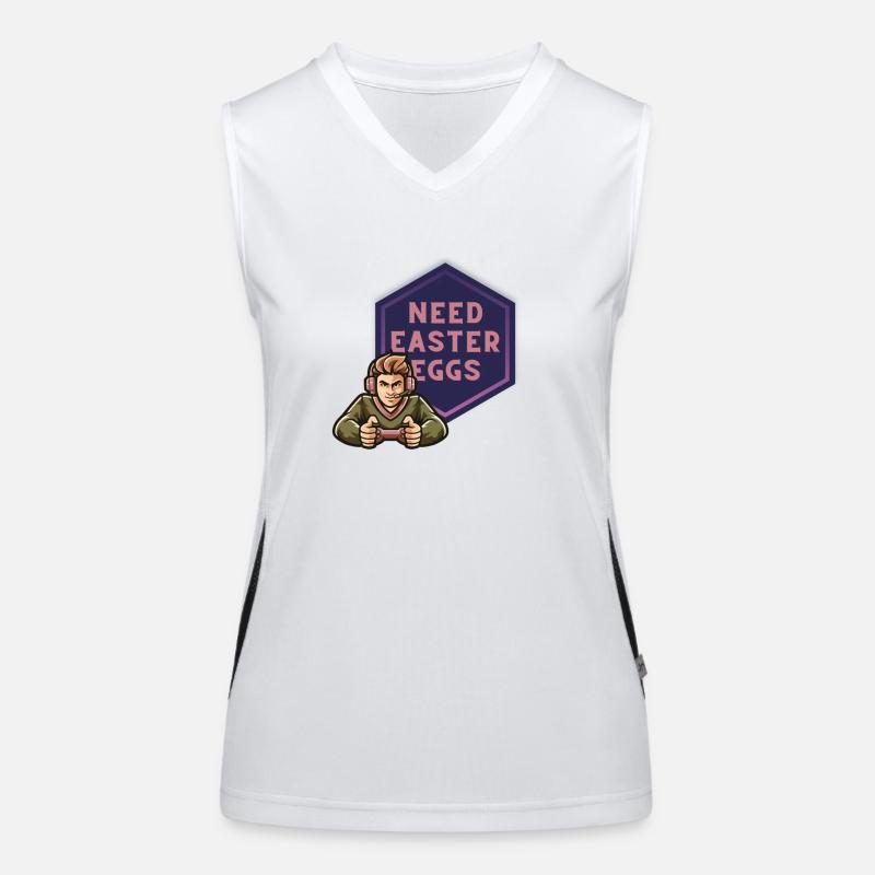 Need Easter Eggs Women's Functional Contrast Tank Top