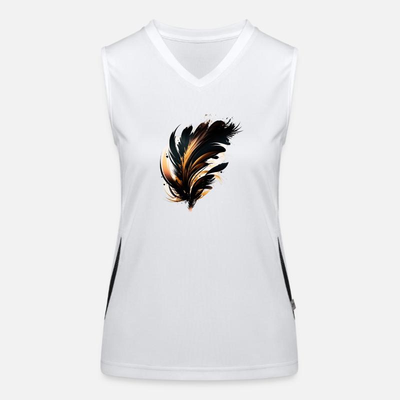 A Fresh Perspective: Brushstrokes in Modern Art Funktionelles Kontrast-Tank Top für Frauen