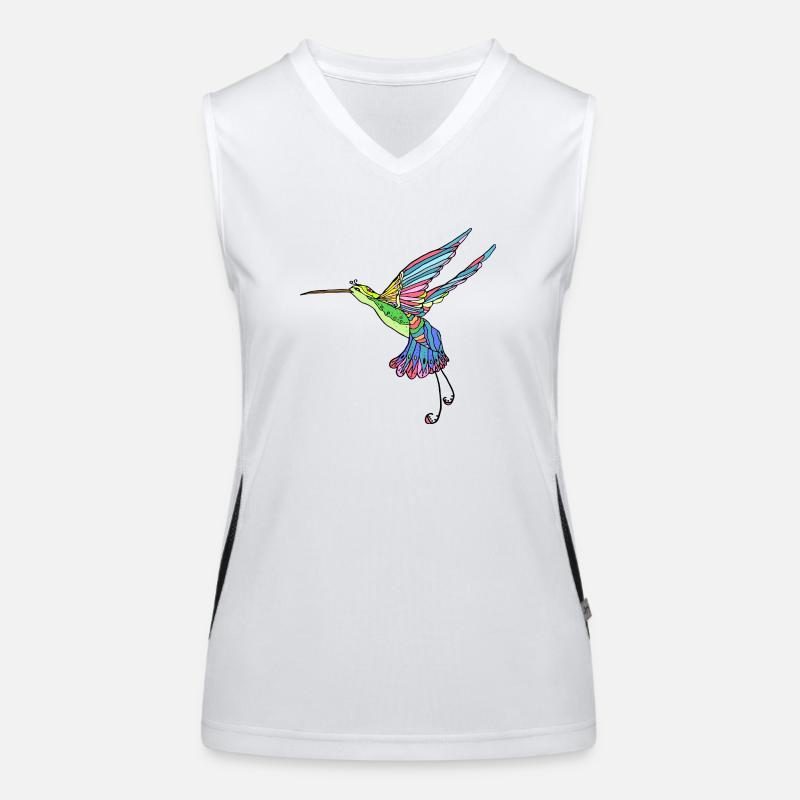 Oiseau Débardeur respirant contrasté Femme