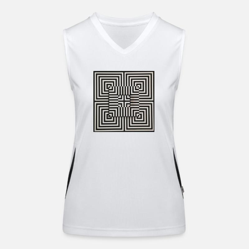 Insel Funktionelles Kontrast-Tank Top für Frauen