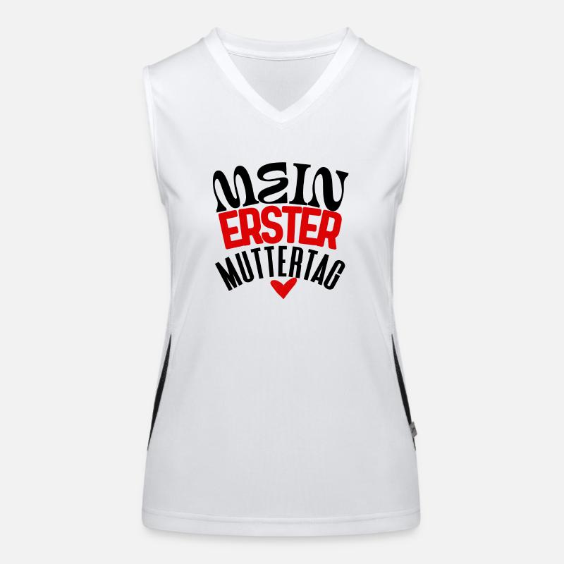 Mein erster Muttertag Funktionelles Kontrast-Tank Top für Frauen