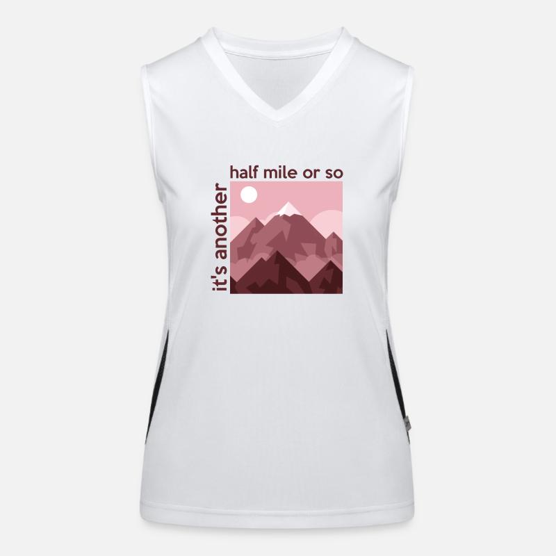 Its another half mile or so mountain hiking Women's Functional Contrast Tank Top