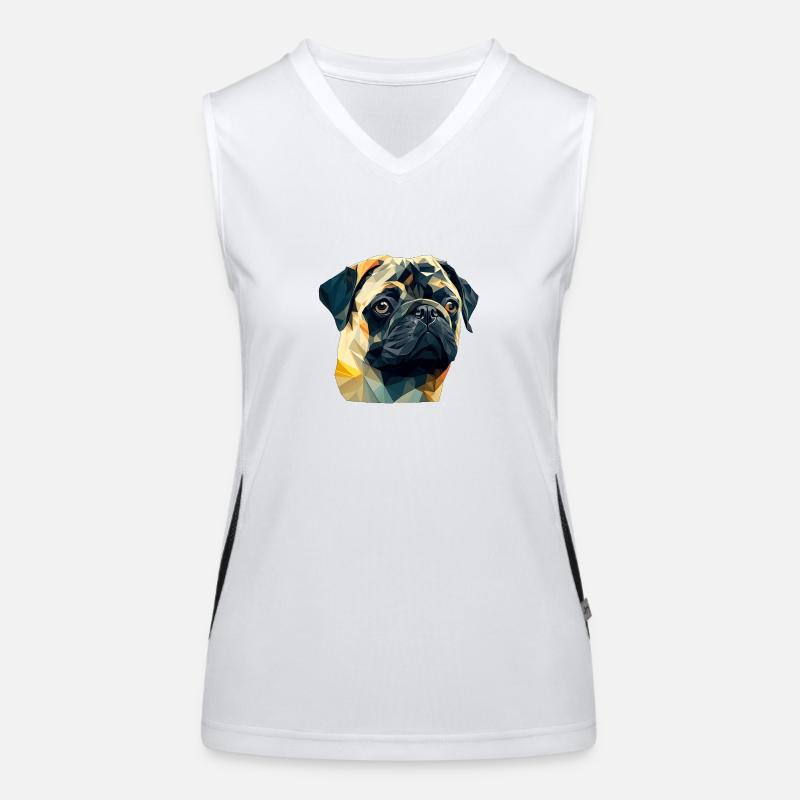 PUG Women's Functional Contrast Tank Top