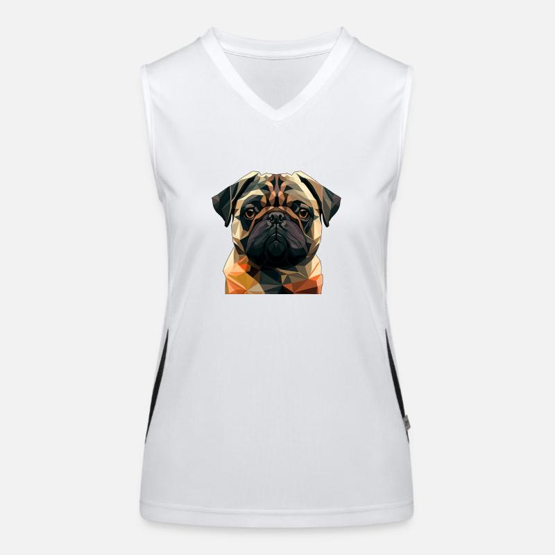 PUG Women's Functional Contrast Tank Top