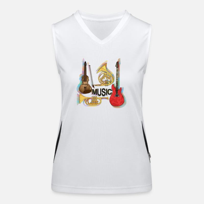 Musical instruments Women's Functional Contrast Tank Top