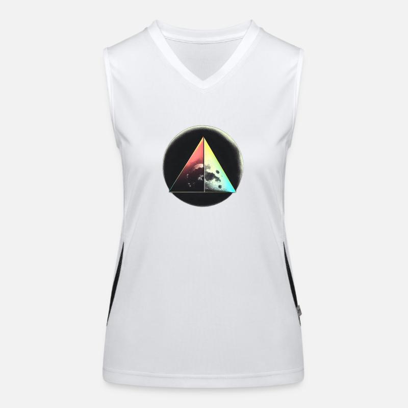 DIE DUNKLE SEITE DES MONDES Funktionelles Kontrast-Tank Top für Frauen