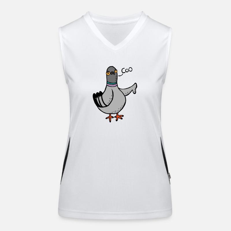 Gurren / Buh-Taube Funktionelles Kontrast-Tank Top für Frauen