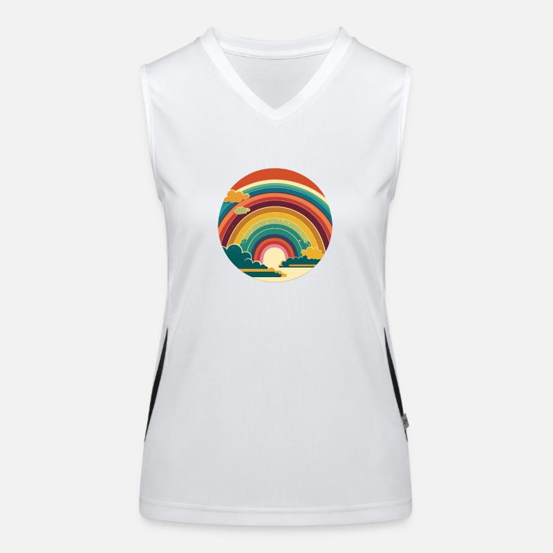 RAINBOW Women's Functional Contrast Tank Top