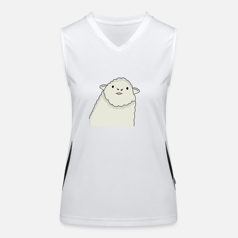 Blaaa sheep Funktionelles Kontrast-Tank Top für Frauen