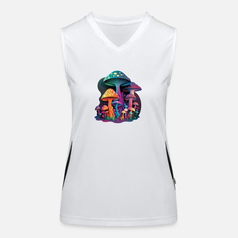 CHAMPIGNONS TRIPPY Débardeur respirant contrasté Femme