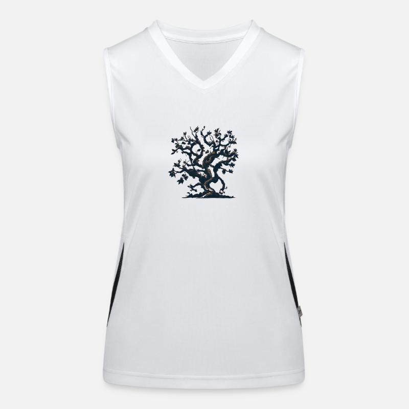 Black Tree Women's Functional Contrast Tank Top