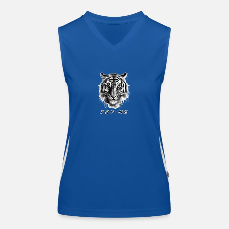 Essayez-moi Débardeur respirant contrasté Femme