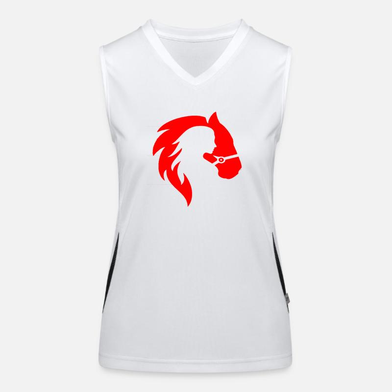 Optical illusion art psychadelic retro forms Women's Functional Contrast Tank Top