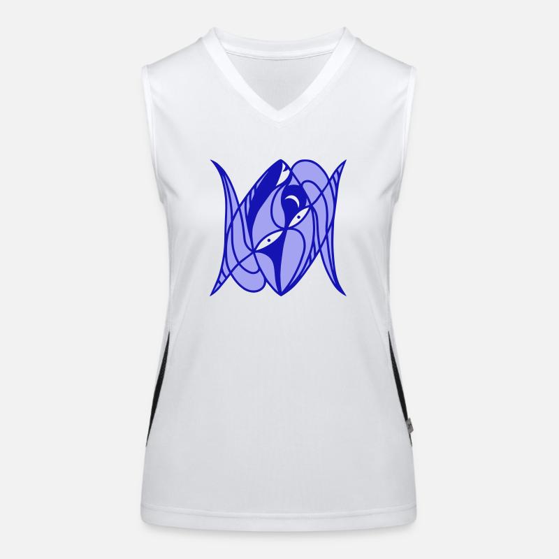 Métamorphose. Transformation évolutive Débardeur respirant contrasté Femme