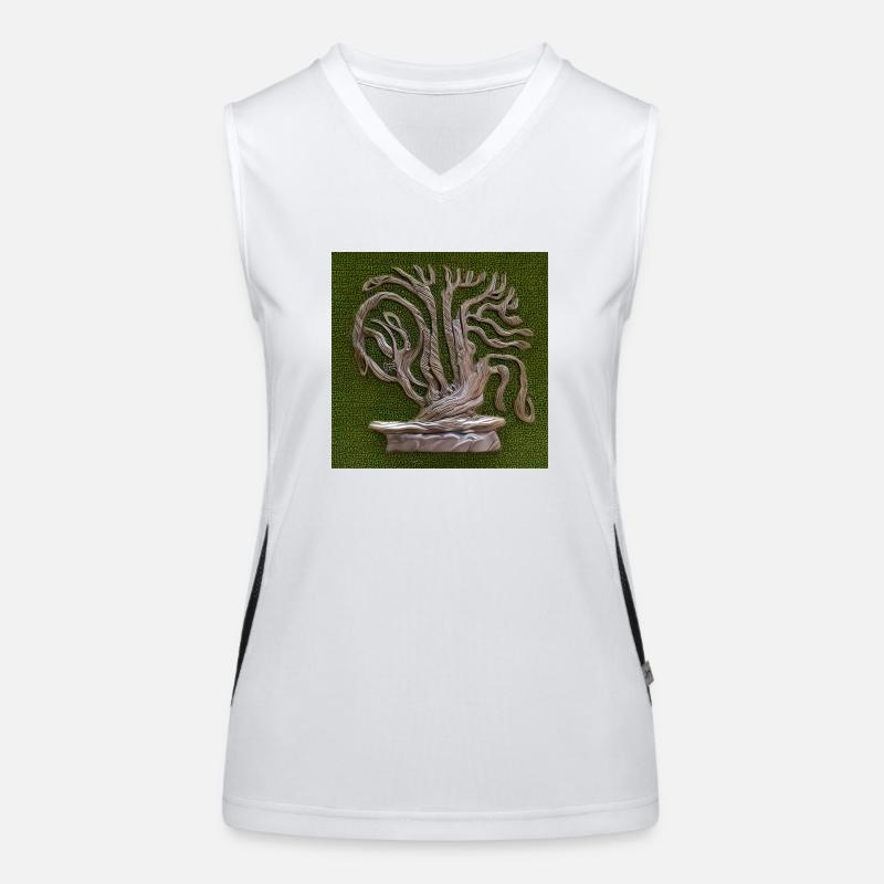 old tree is going to be green Women's Functional Contrast Tank Top