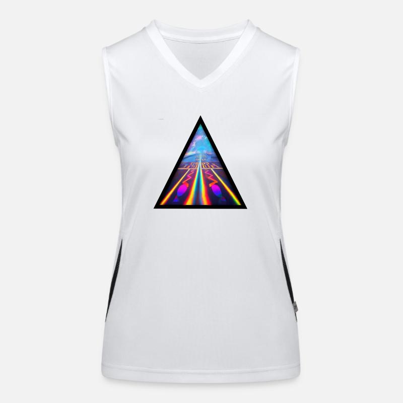 Seelenweg 06 Funktionelles Kontrast-Tank Top für Frauen