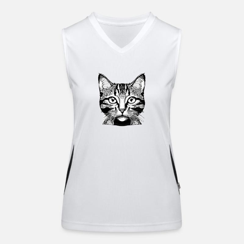 Chaton Propriétaire Chat Ragdoll Chat domestique Débardeur respirant contrasté Femme