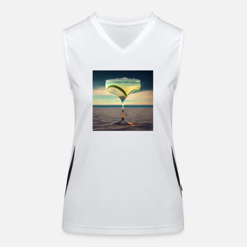 Cocktail 5 Geschenk Funktionelles Kontrast-Tank Top für Frauen