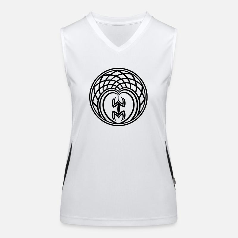 Old Amazigh motif Women's Functional Contrast Tank Top