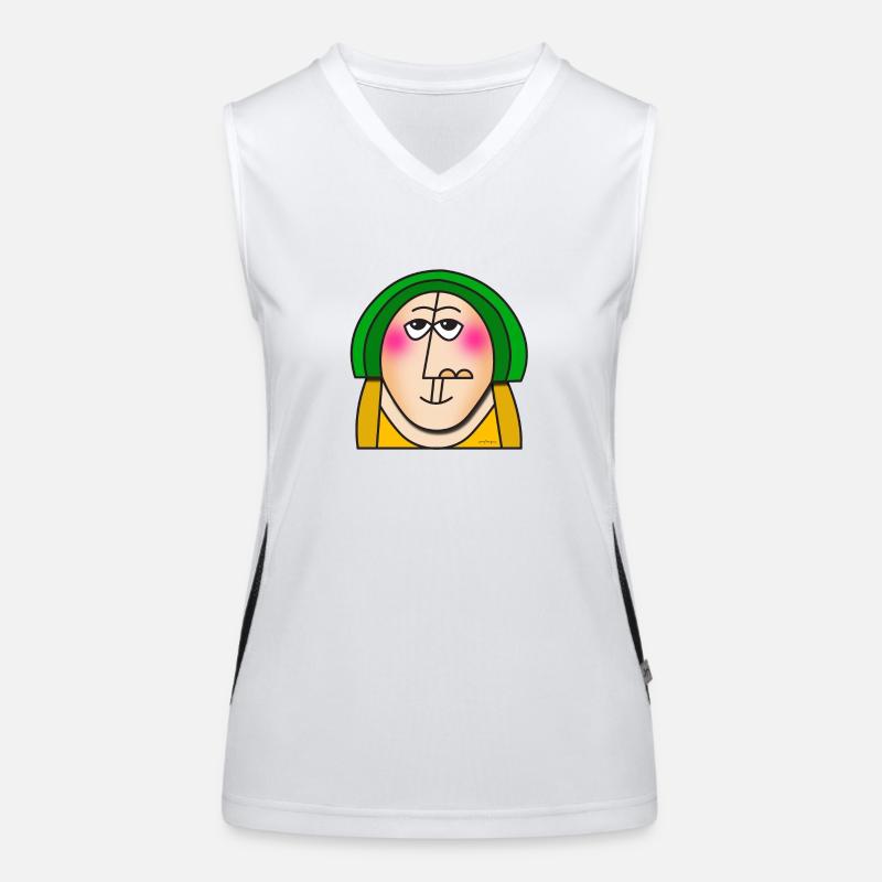 Looking up Women's Functional Contrast Tank Top