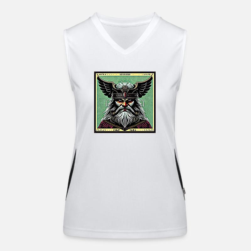 Odins Erbe Funktionelles Kontrast-Tank Top für Frauen