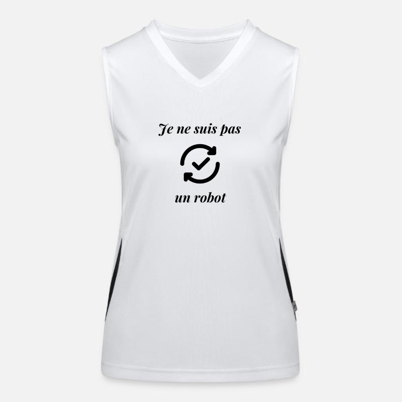 Bot d'internet Débardeur respirant contrasté Femme