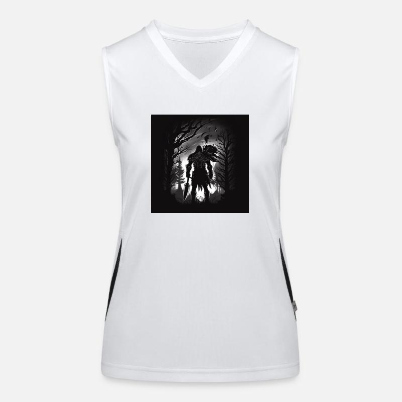 Schattenkrieger Funktionelles Kontrast-Tank Top für Frauen