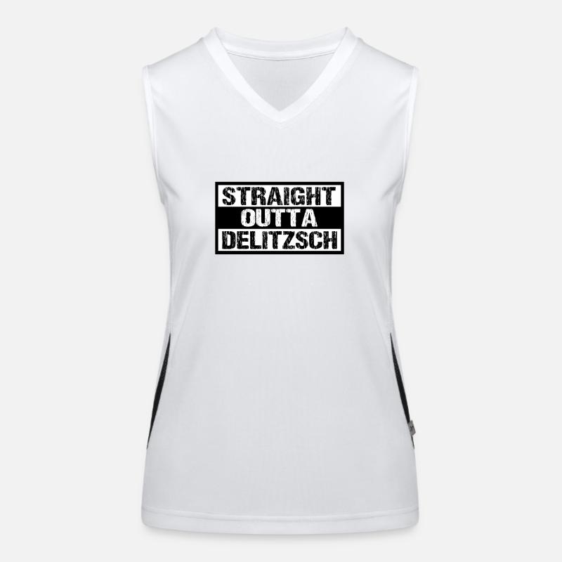 Delitzsch Funktionelles Kontrast-Tank Top für Frauen