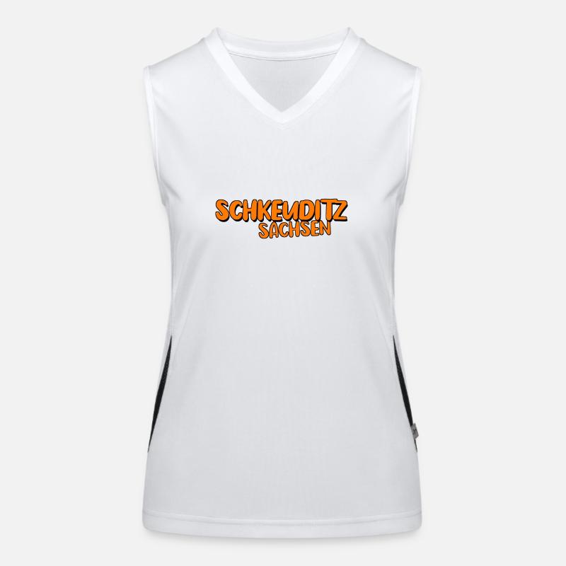 Schkeuditz Funktionelles Kontrast-Tank Top für Frauen