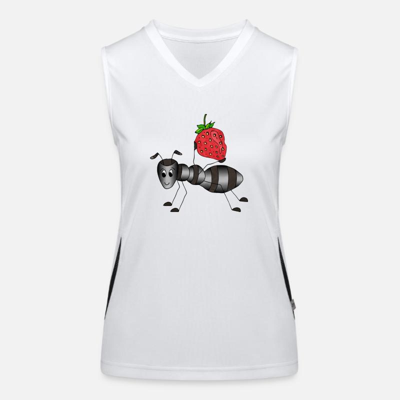 Ameise Funktionelles Kontrast-Tank Top für Frauen
