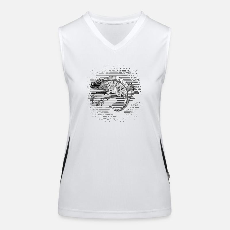 Chamäleon Funktionelles Kontrast-Tank Top für Frauen