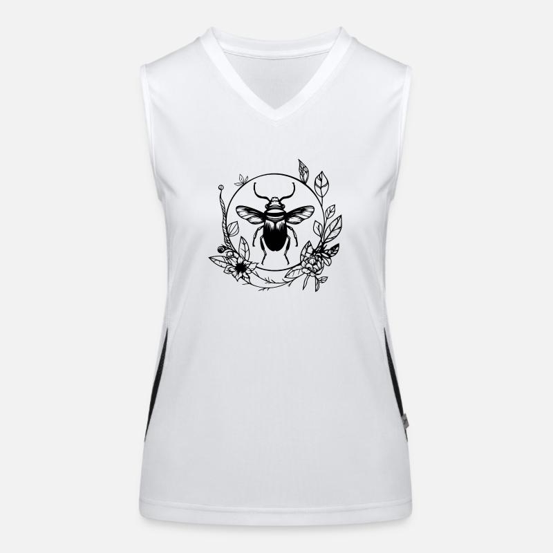 Insects, creepy-crawlies, arthropods Women's Functional Contrast Tank Top