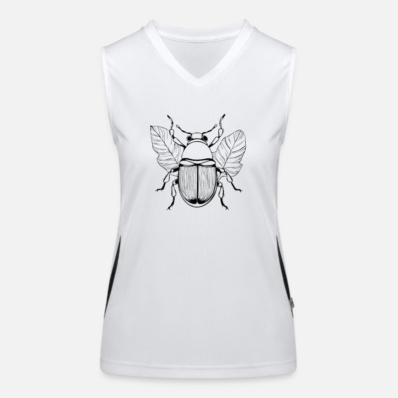 Insectes, bestioles, arthropodes Débardeur respirant contrasté Femme