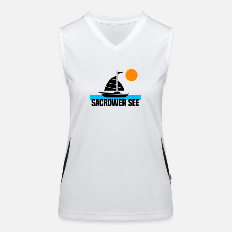 Sacrower See Funktionelles Kontrast-Tank Top für Frauen