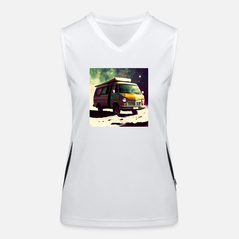 Camping-car spatial Débardeur respirant contrasté Femme