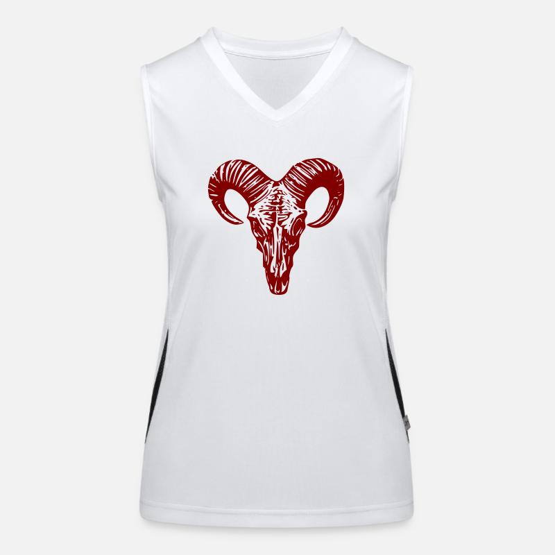 Saké de chèvre Débardeur respirant contrasté Femme