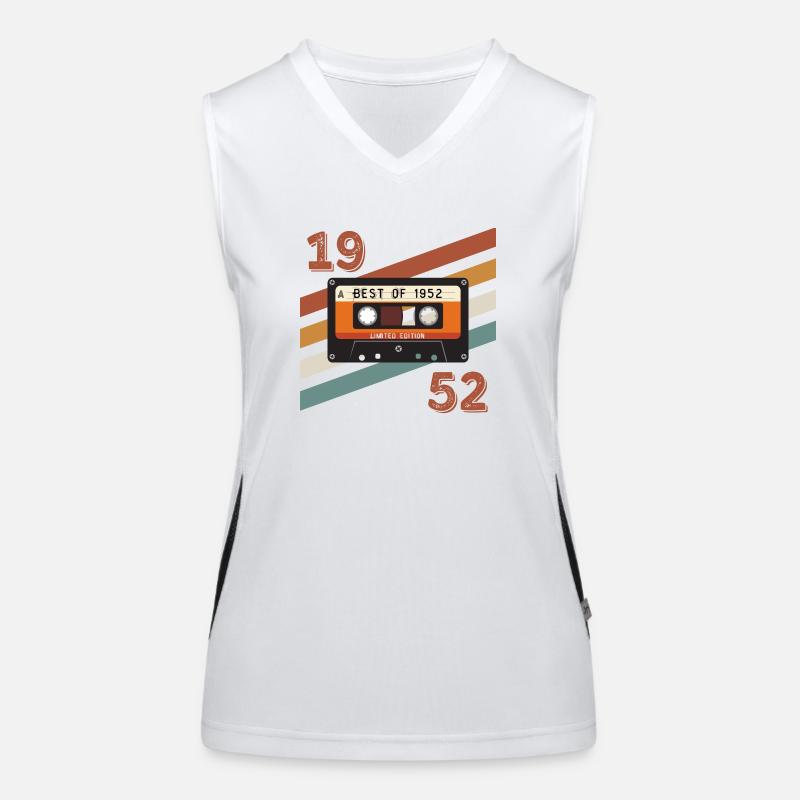 1952 Retro-Vintage-Jubiläum Funktionelles Kontrast-Tank Top für Frauen