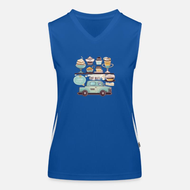 Bakery and bakery: a delicious combination Women's Functional Contrast Tank Top
