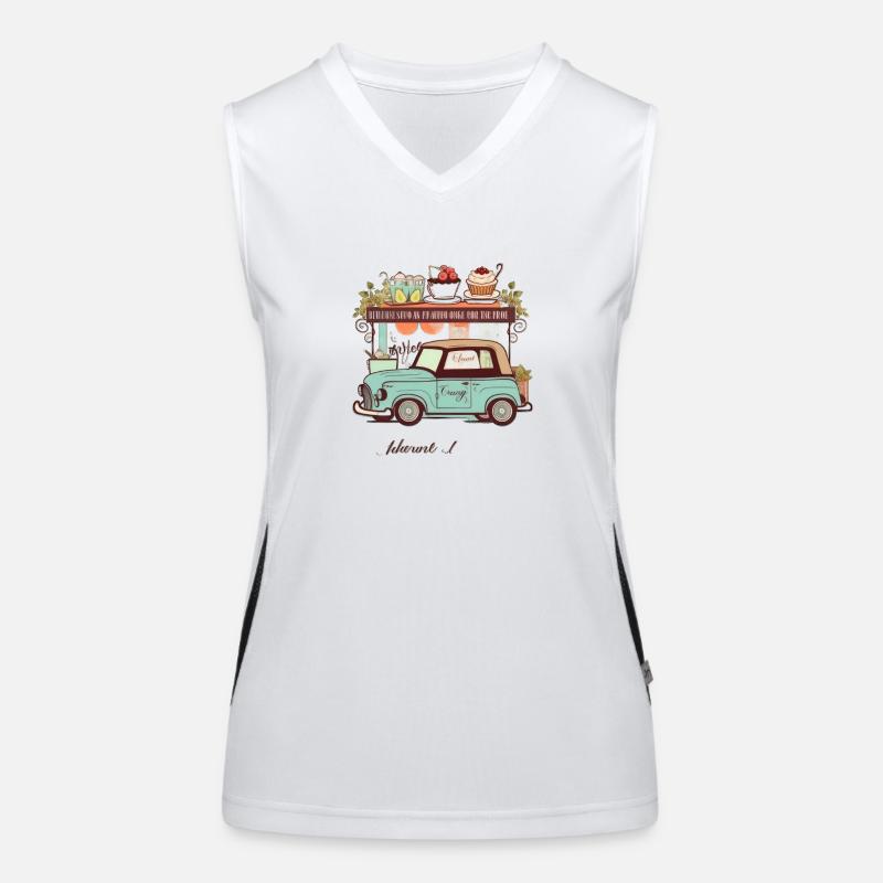 Bakery and bakery: a delicious combination Women's Functional Contrast Tank Top