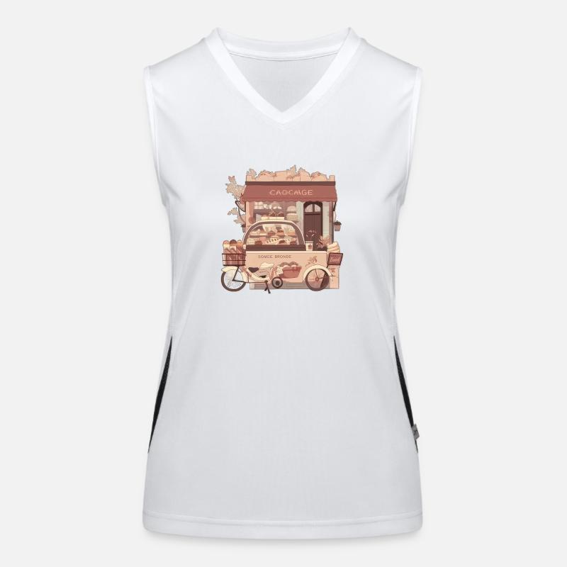 Bakery and bakery: a delicious combination Women's Functional Contrast Tank Top