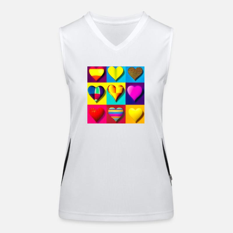 A016 Funktionelles Kontrast-Tank Top für Frauen