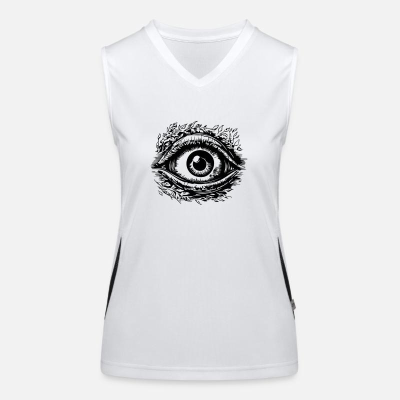 Ophtalmologiste Eye Eyes Débardeur respirant contrasté Femme