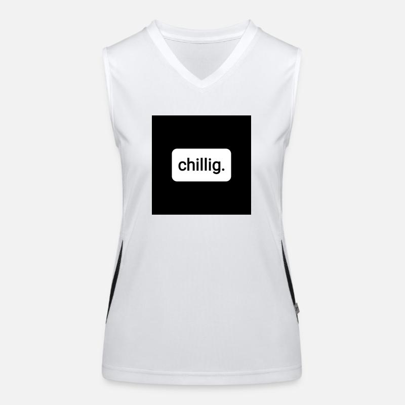 chillig Funktionelles Kontrast-Tank Top für Frauen