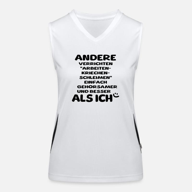 gehorsamer Funktionelles Kontrast-Tank Top für Frauen