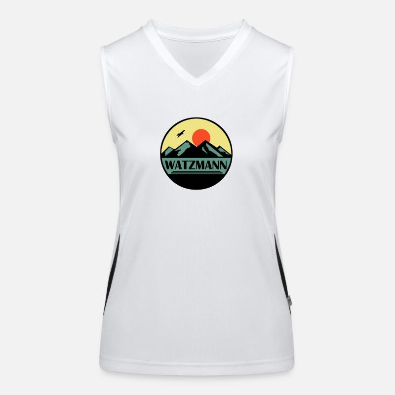 Watzmann Funktionelles Kontrast-Tank Top für Frauen