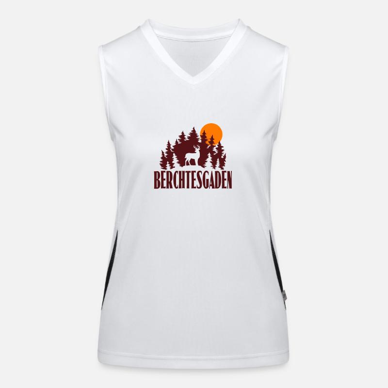 Berchtesgaden Funktionelles Kontrast-Tank Top für Frauen