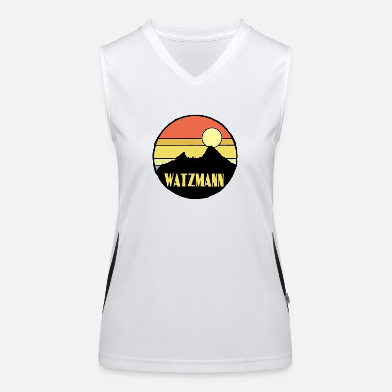 Watzmann Funktionelles Kontrast-Tank Top für Frauen